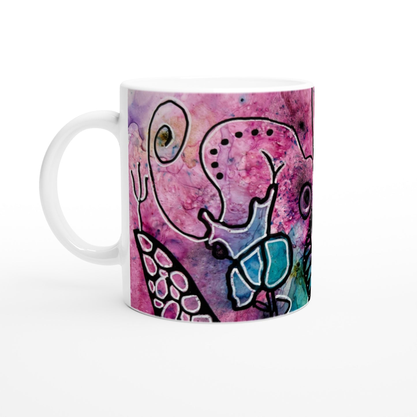 White 11oz Ceramic Mug - Sea-renity Now