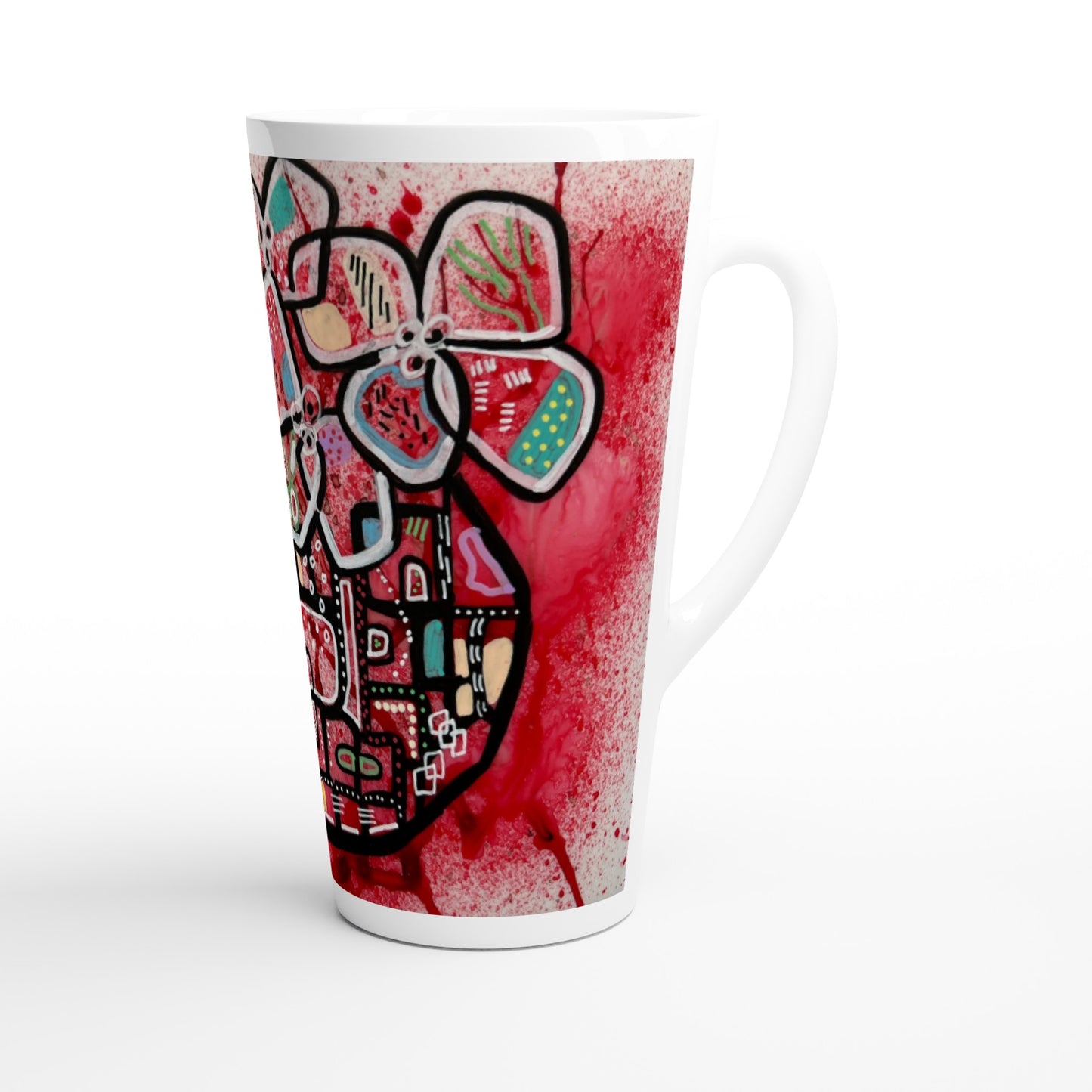 White Latte 17oz Ceramic Mug - Magically