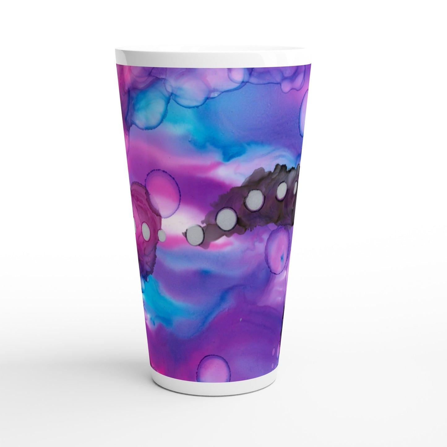 White Latte 17oz Ceramic Mug - Meet Me in the Middle