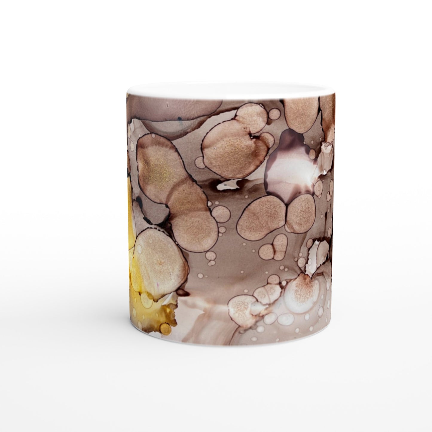 White 11oz Ceramic Mug - A Shower of Blessings