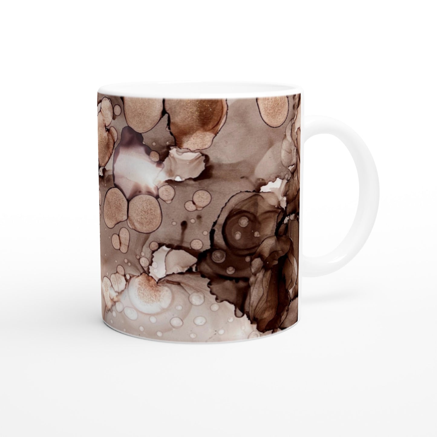 White 11oz Ceramic Mug - A Shower of Blessings