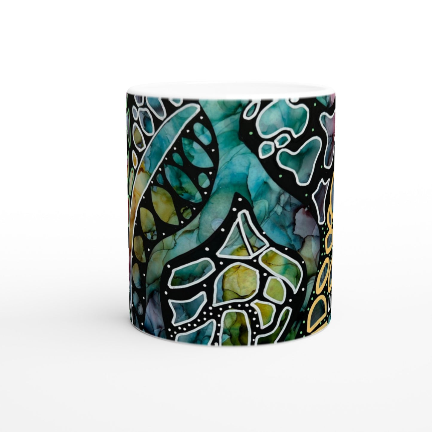 White 11oz Ceramic Mug - When Ideas Collide