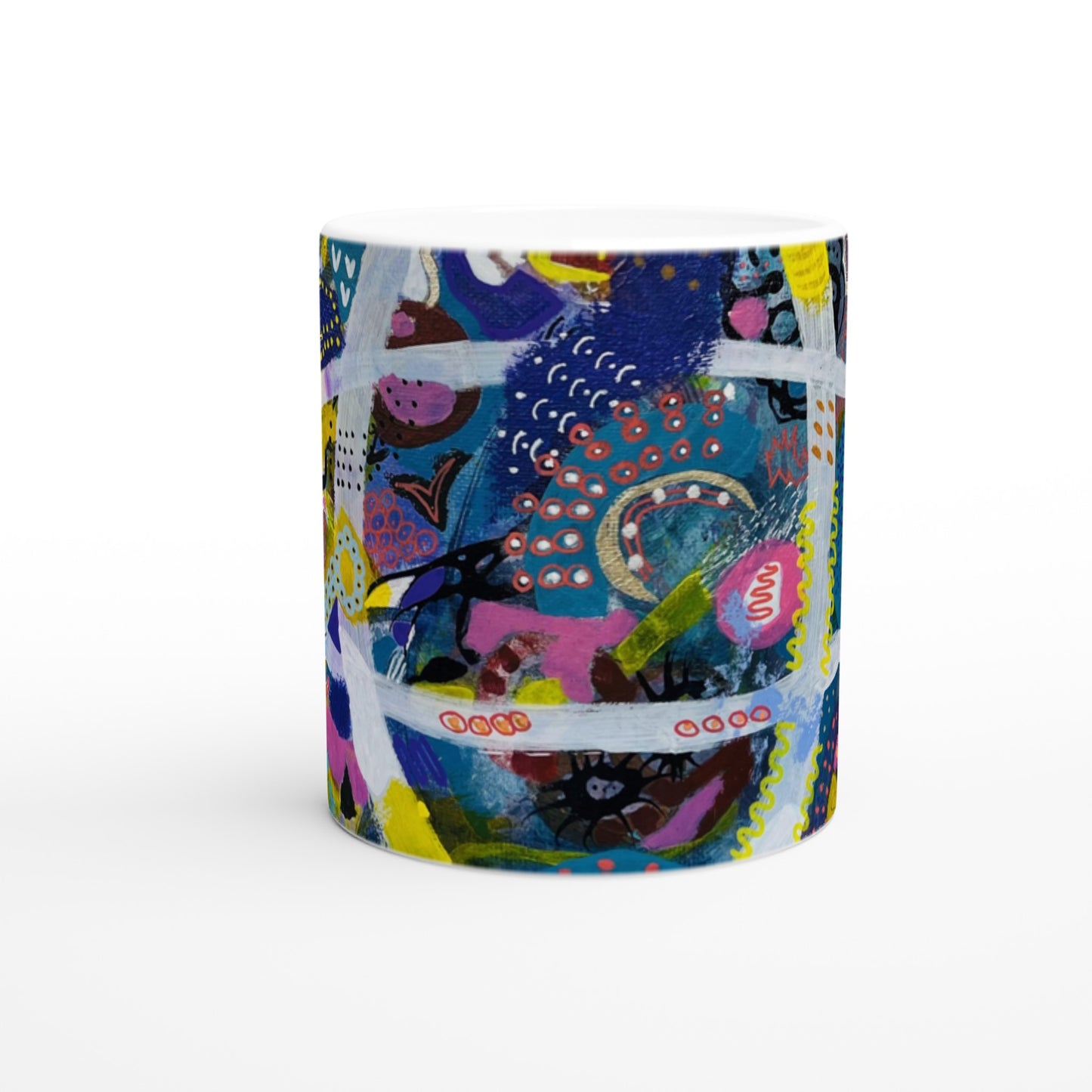 White 11oz Ceramic Mug - Finding my Way