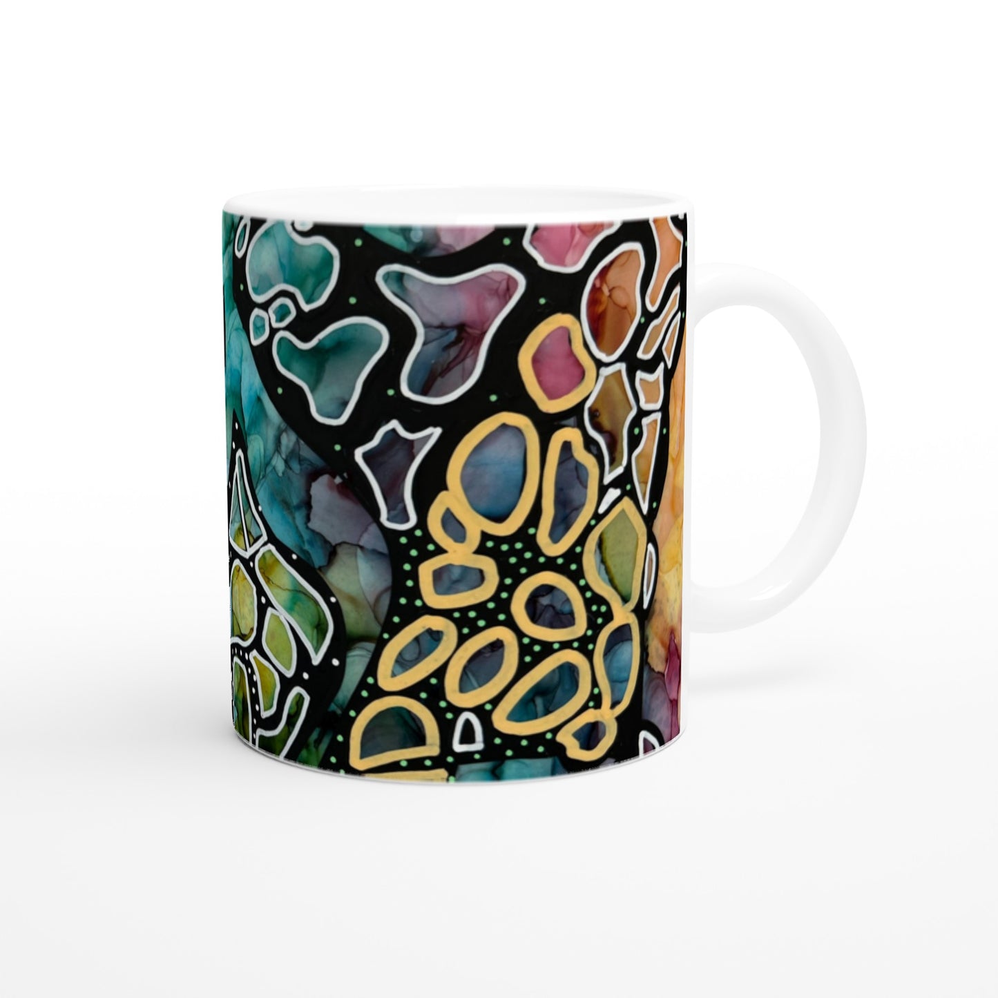 White 11oz Ceramic Mug - When Ideas Collide