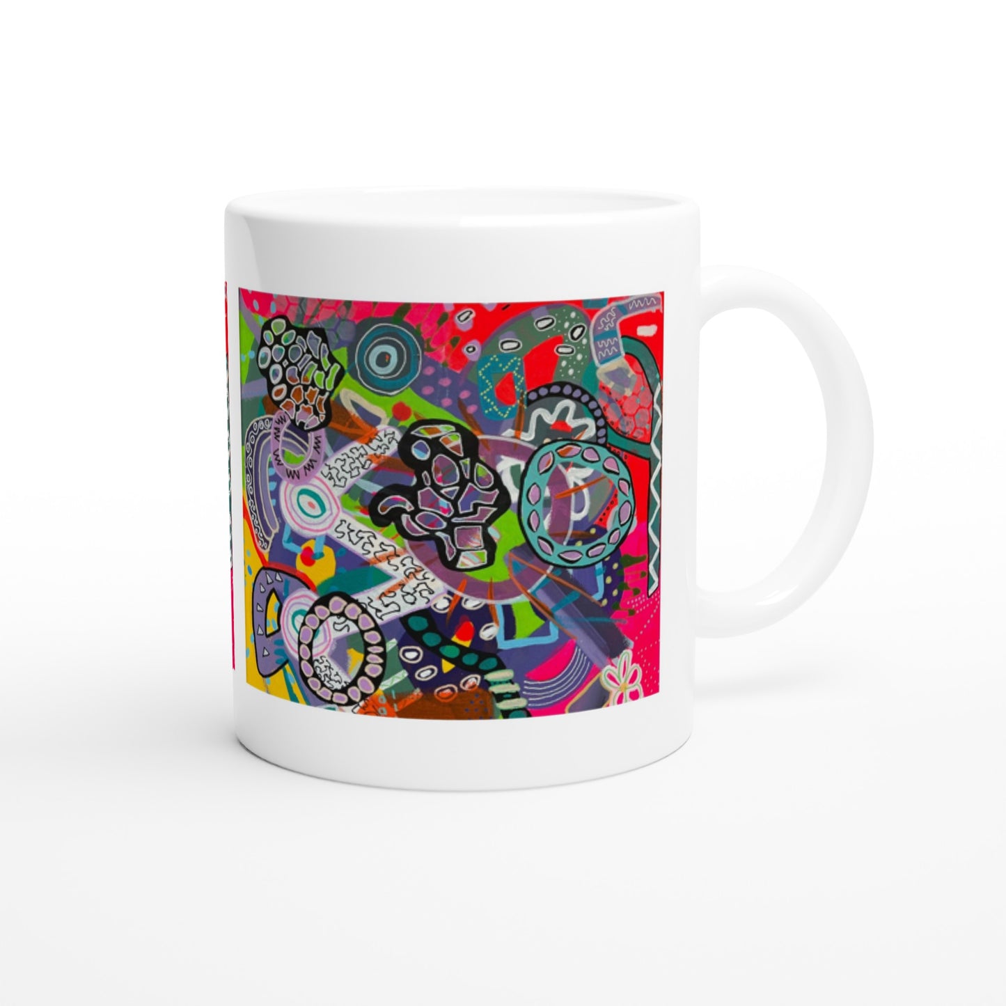 White 11oz Ceramic Mug - A Flash of Brilliance