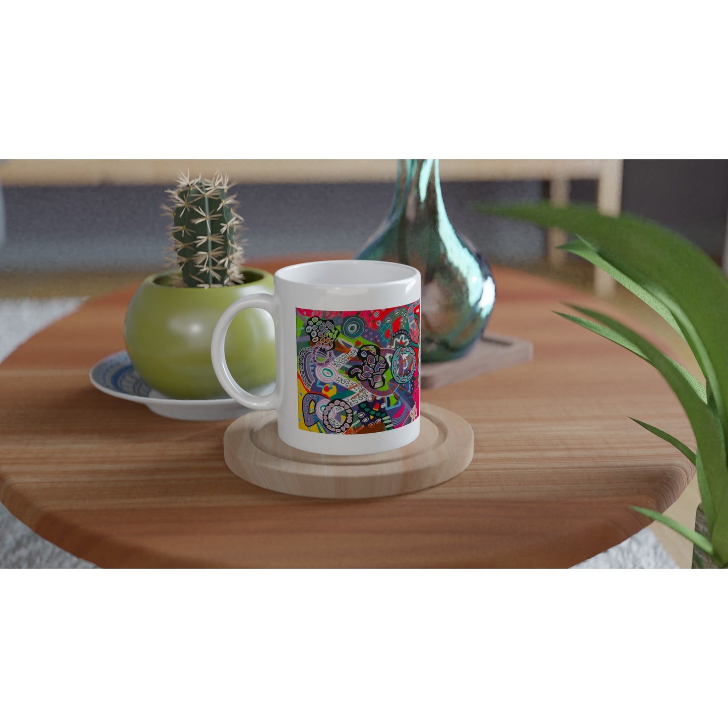 White 11oz Ceramic Mug - A Flash of Brilliance