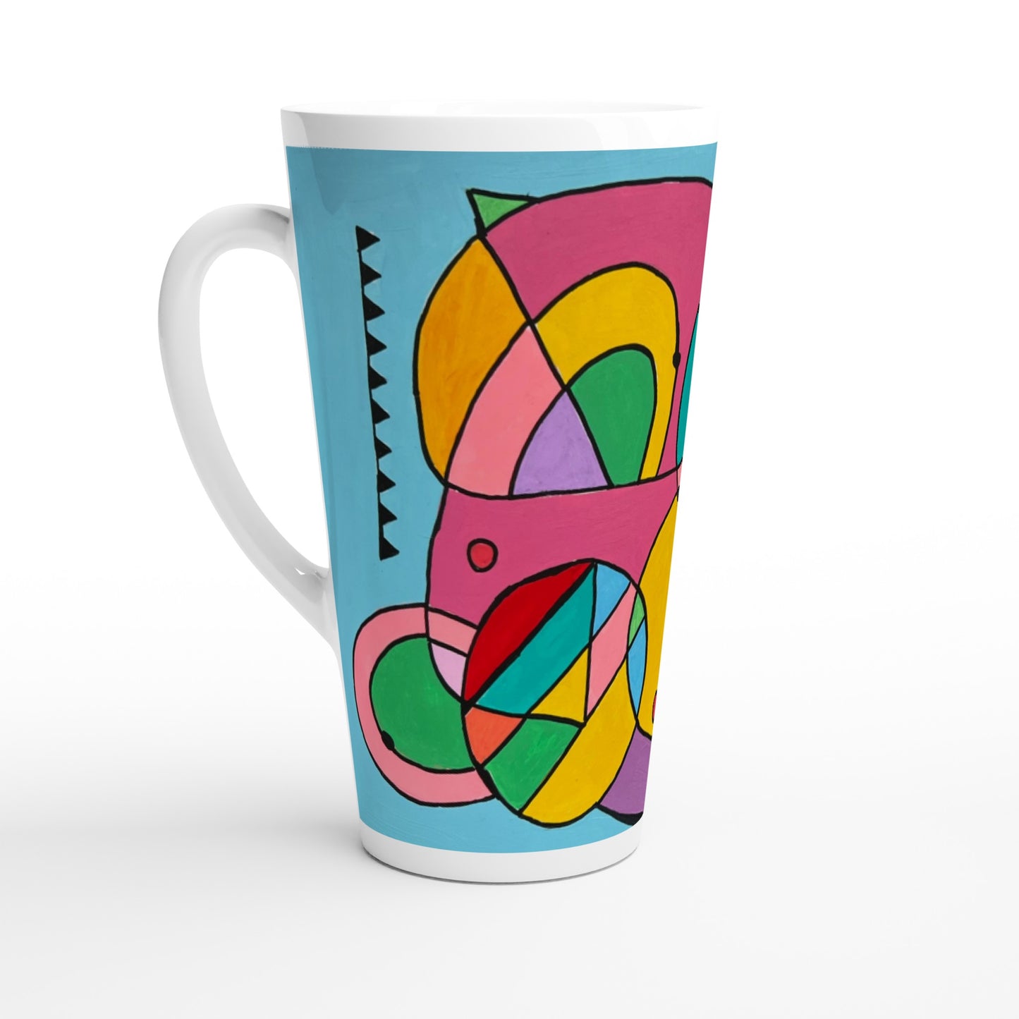 White Latte 17oz Ceramic Mug - Hilarity Ensued