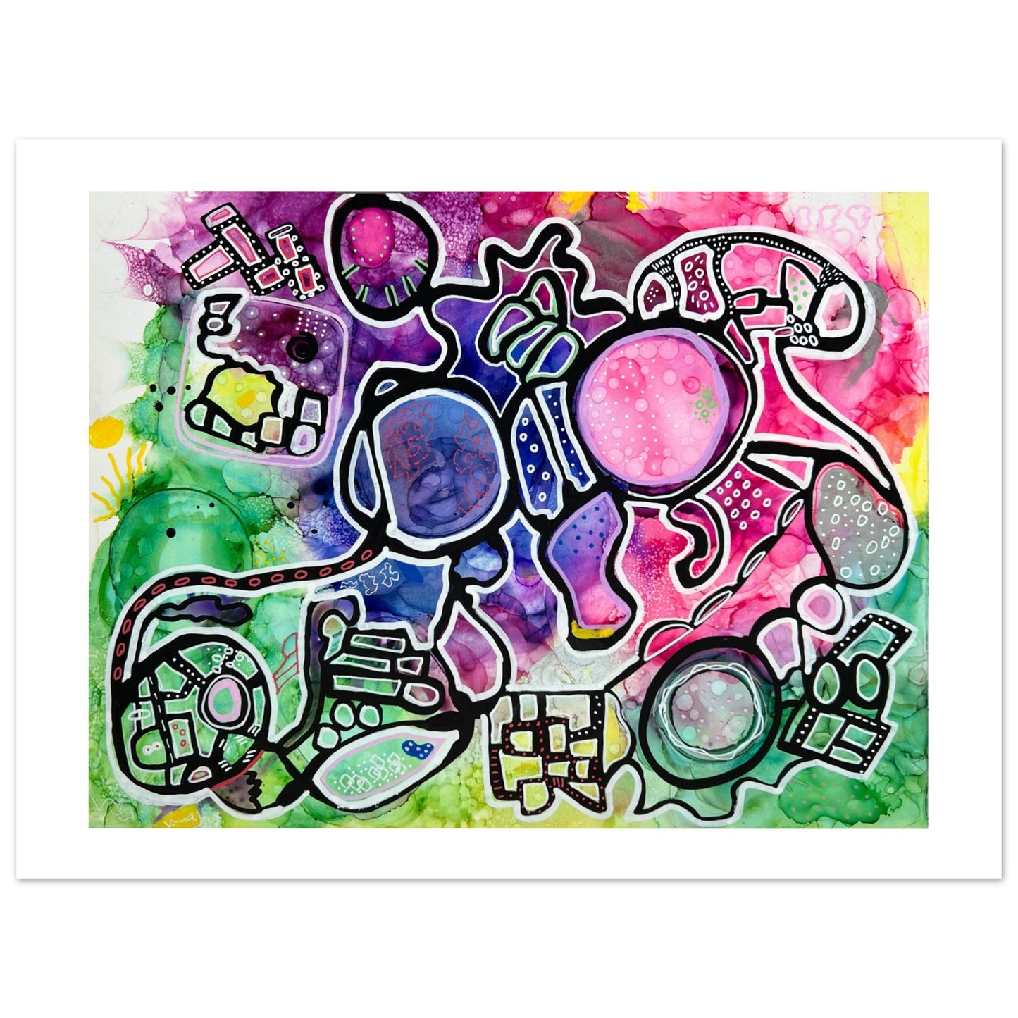 Premium Matte Paper Poster - Urban Funk