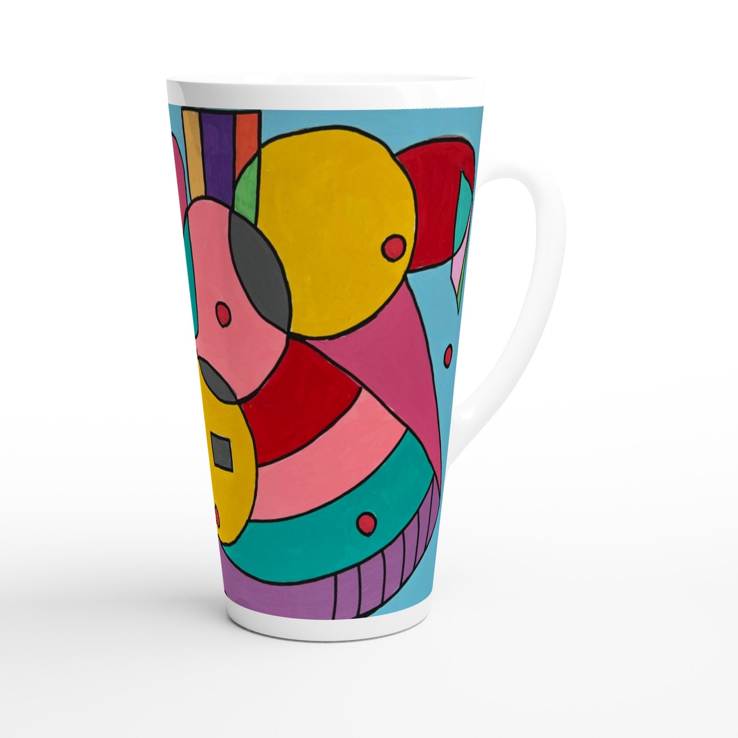 White Latte 17oz Ceramic Mug - Hilarity Ensued