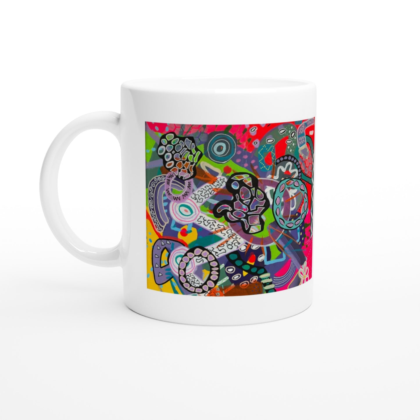 White 11oz Ceramic Mug - A Flash of Brilliance