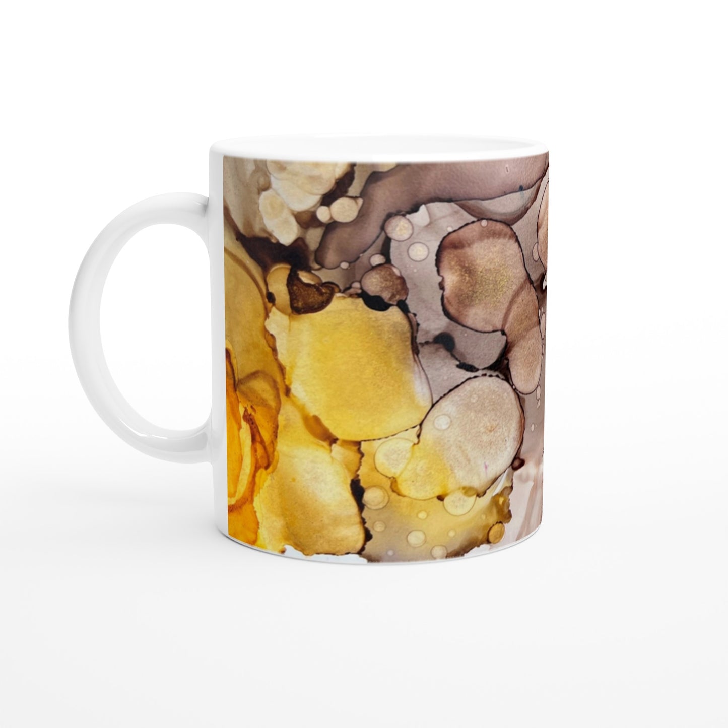 White 11oz Ceramic Mug - A Shower of Blessings