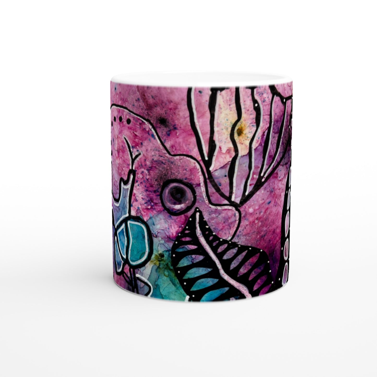 White 11oz Ceramic Mug - Sea-renity Now