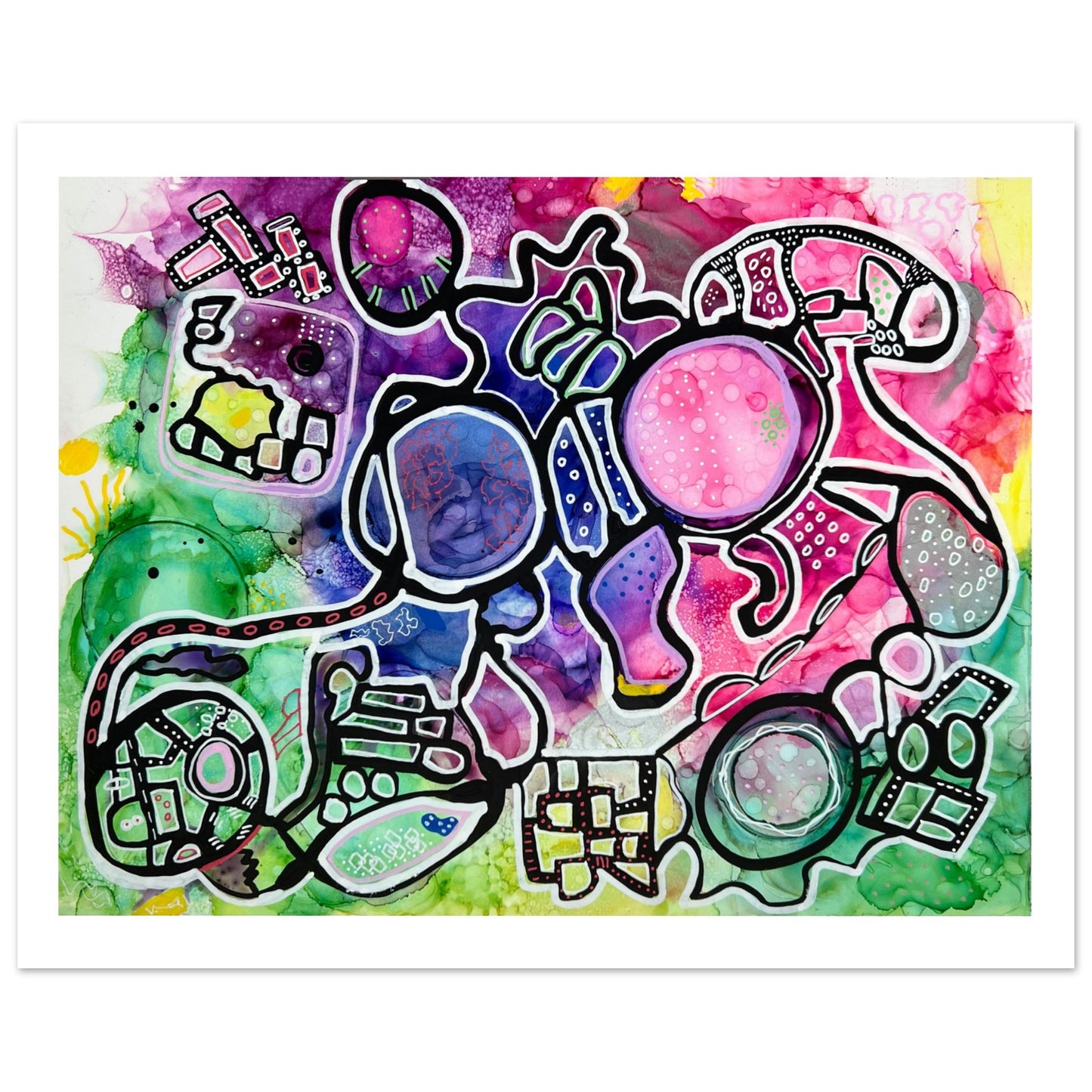 Premium Matte Paper Poster - Urban Funk