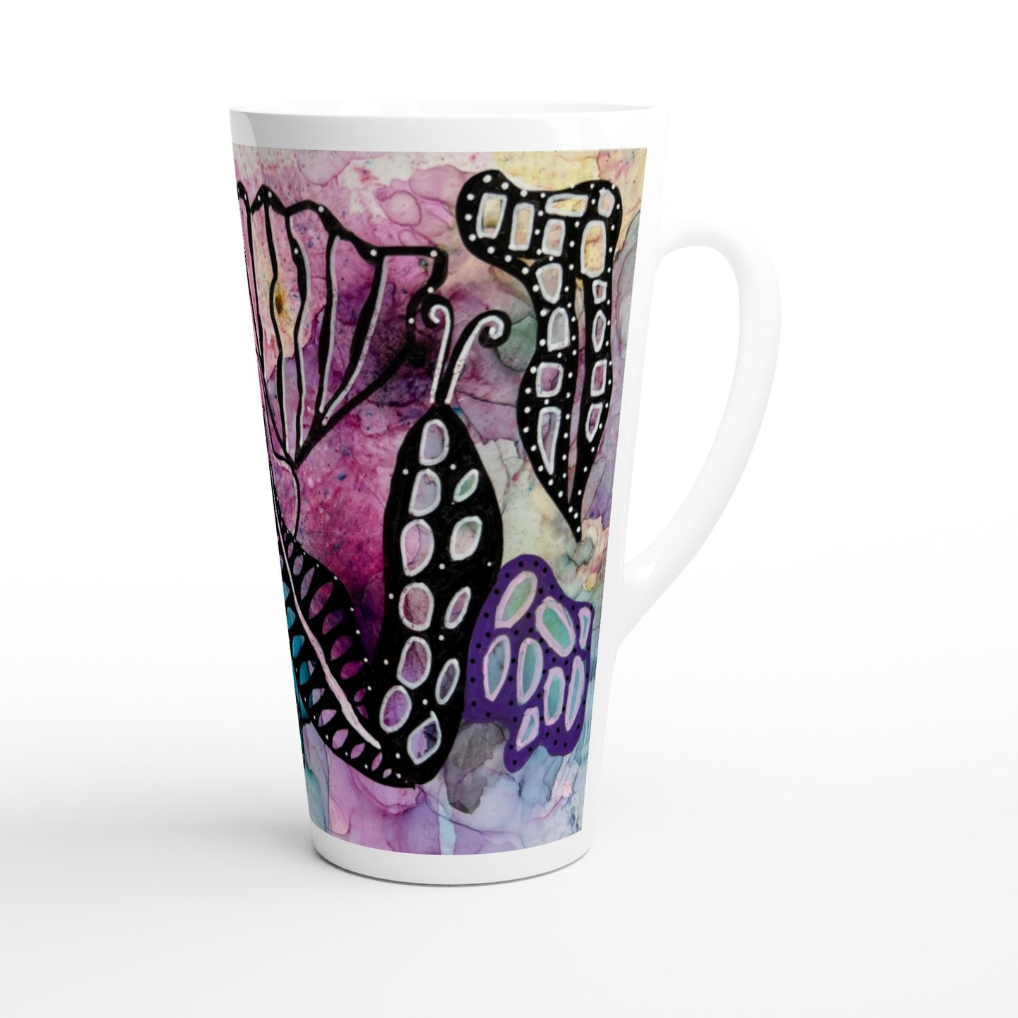 White Latte 17oz Ceramic Mug - Sea-renity Now