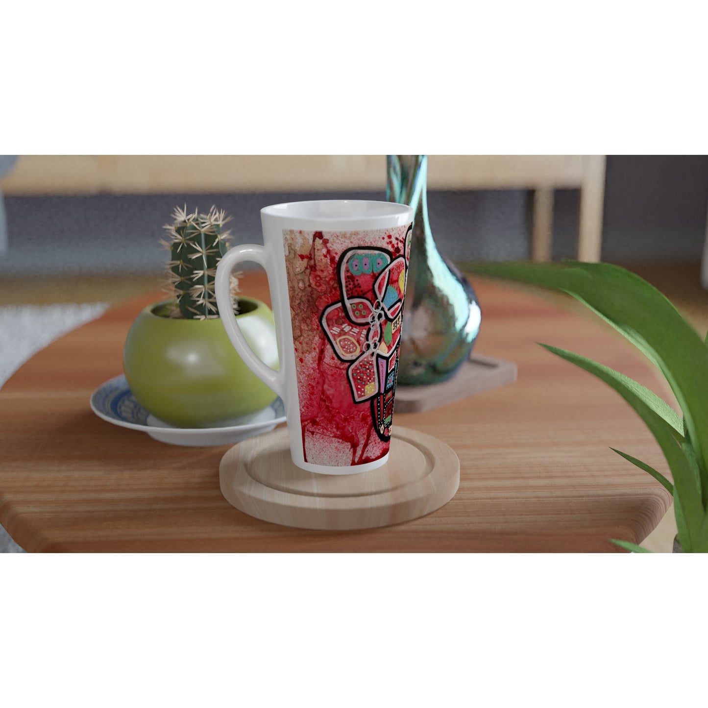 White Latte 17oz Ceramic Mug - Magically